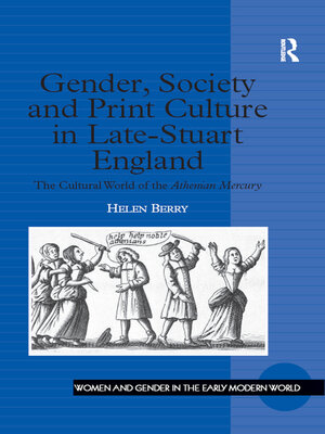 cover image of Gender, Society and Print Culture in Late-Stuart England